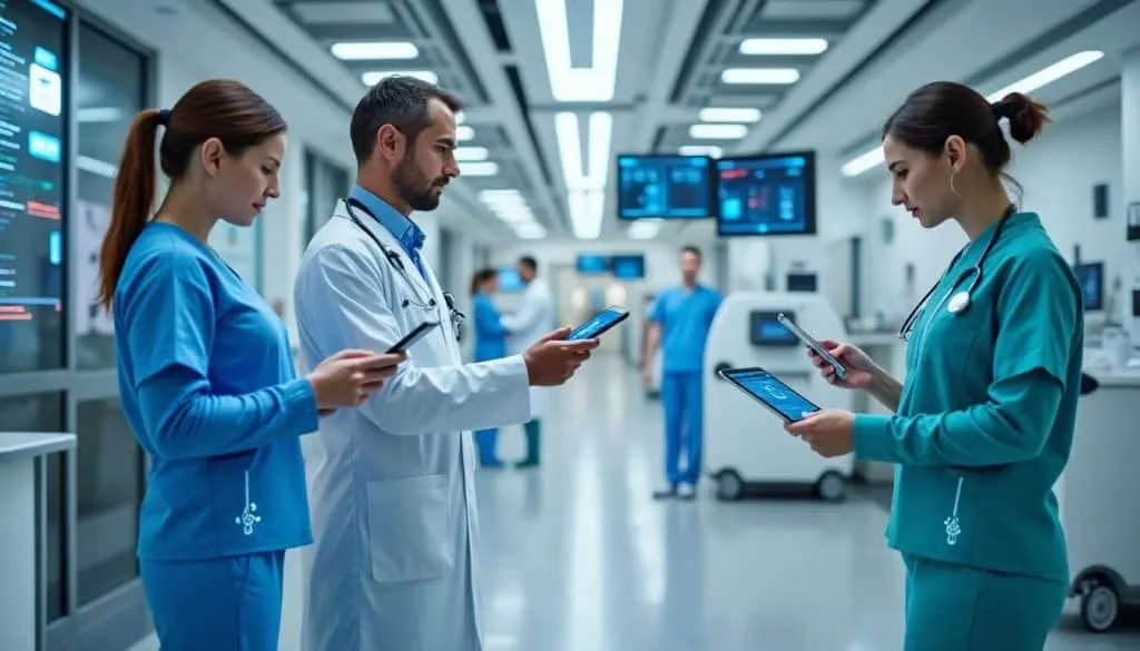 découvrez un dispositif innovant conçu pour améliorer le quotidien du personnel médical. optimisez votre efficacité et simplifiez vos tâches grâce à cette solution technologique adaptée aux besoins des professionnels de santé.