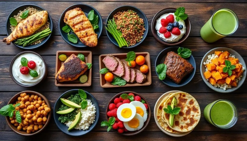 découvrez 12 recettes protéinées idéales pour la musculation et la prise de masse. des plats simples, rapides et savoureux pour augmenter votre apport en protéines et maximiser vos résultats à la salle !