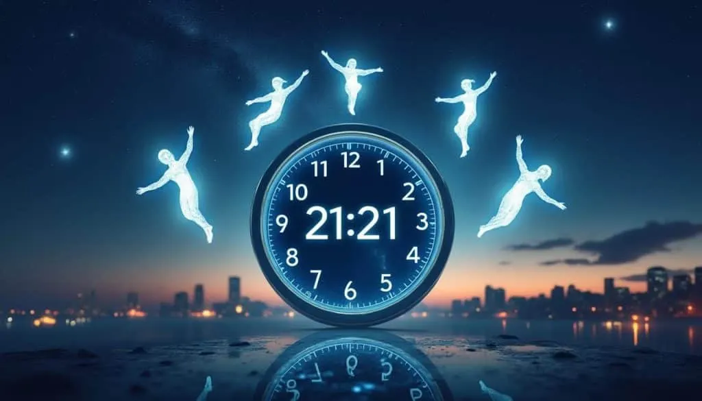 découvrez la signification profonde de l'heure miroir 21h21 et les messages cachés qu'elle vous transmet. explorez 5 interprétations spirituelles et symboliques pour mieux comprendre ce signe de l'univers.