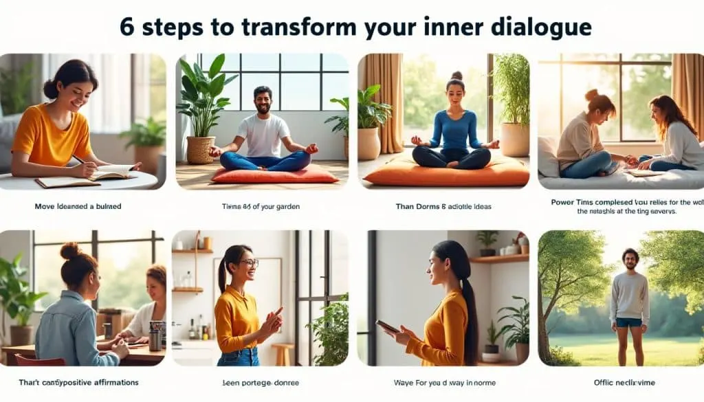 découvrez les 6 étapes essentielles pour transformer votre dialogue intérieur, améliorer votre confiance en soi et booster votre bien-être au quotidien avec des conseils pratiques et efficaces.
