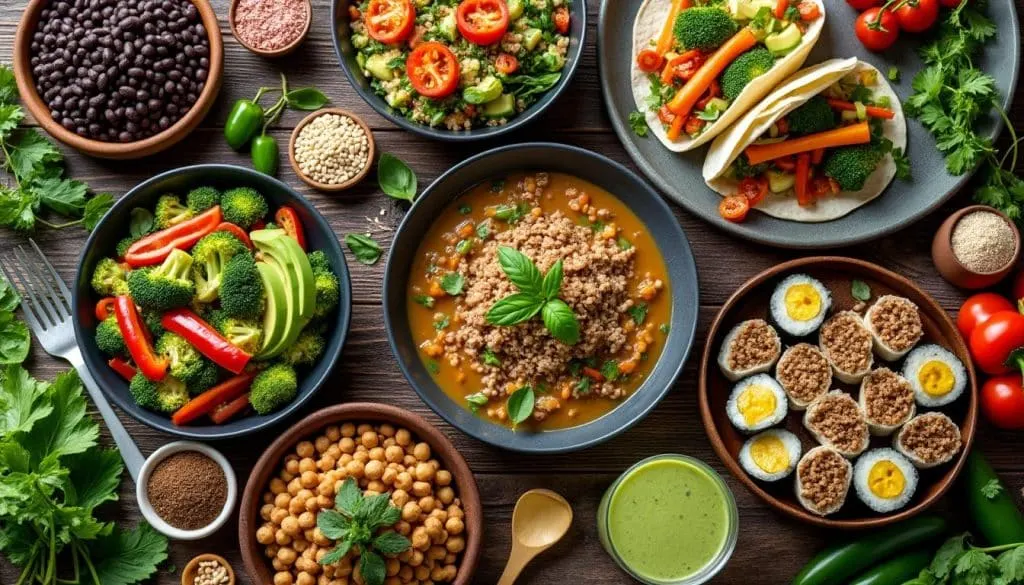 découvrez 7 recettes végétaliennes gourmandes, faciles à préparer et riches en protéines complètes pour une alimentation saine et équilibrée. parfait pour faire le plein d'énergie et de saveurs !