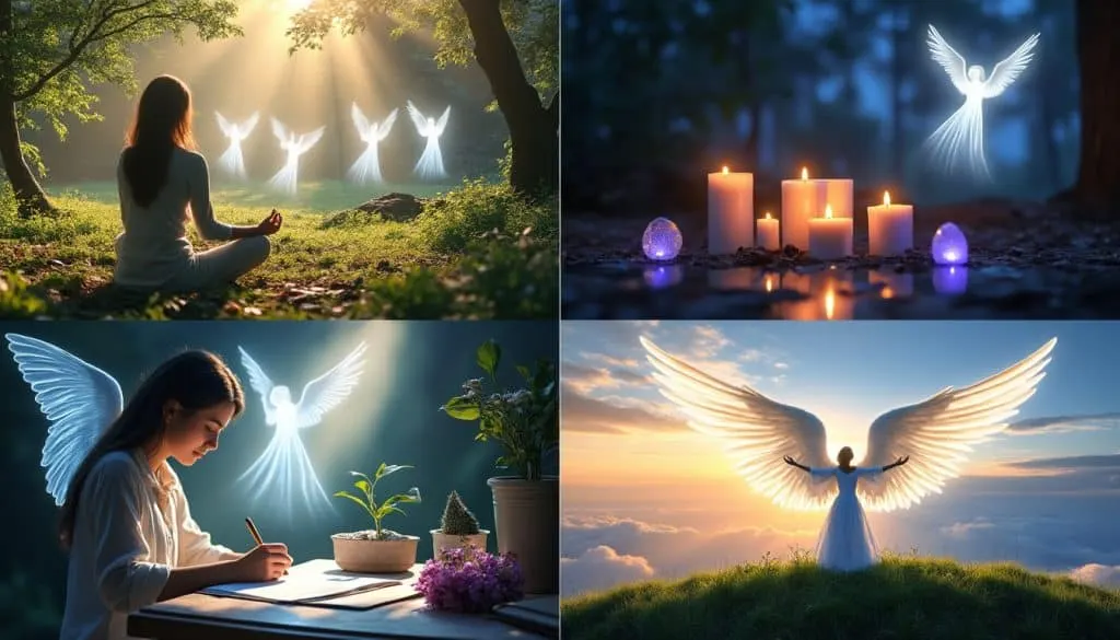 découvrez 4 rituels simples et puissants pour renforcer votre connexion avec les anges, recevoir leurs messages et bénéficier de leur guidance au quotidien.