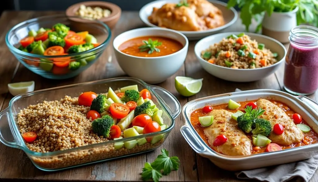 découvrez 6 recettes à index glycémique bas, idéales pour la congélation ! faciles à préparer, ces plats sains vous permettent de manger équilibré au quotidien même lorsque vous manquez de temps.
