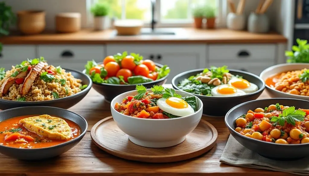 découvrez 6 recettes hyperprotéinées, simples et rapides à préparer, idéales pour booster votre apport en protéines au quotidien. des idées savoureuses et équilibrées pour votre alimentation saine !