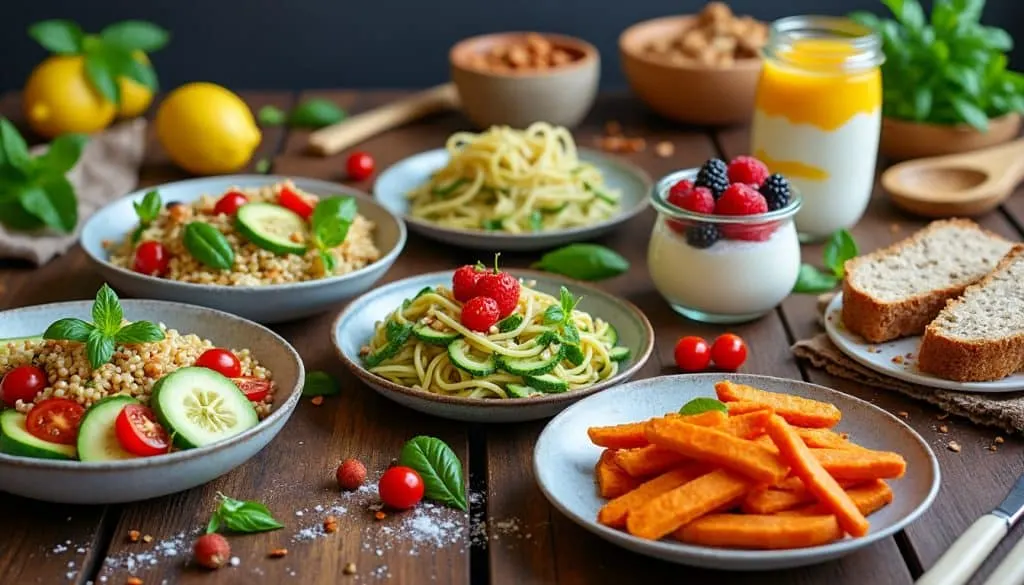 découvrez 6 recettes gourmandes à ig bas, sans gluten ni lactose, idéales pour une alimentation saine et digeste. des plats faciles et savoureux pour prendre soin de votre bien-être au quotidien.
