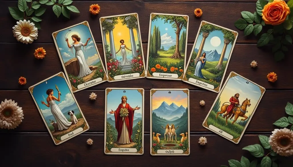 découvrez les secrets des arcanes majeurs avec notre guide détaillé sur 7 cartes de tarot essentielles et leurs significations cachées. interprétez votre tirage et révélez des messages profonds pour votre avenir !