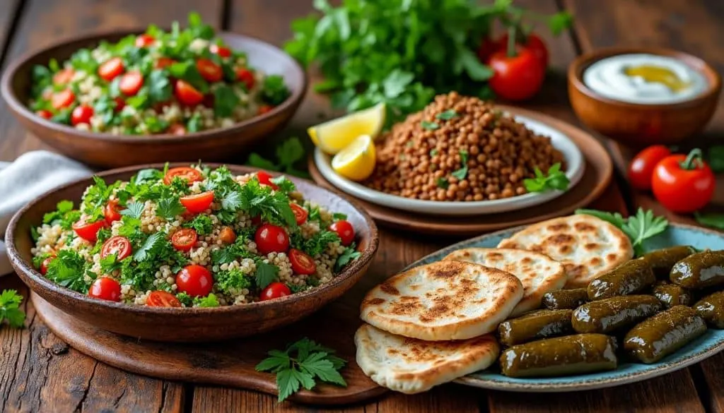 découvrez 4 recettes libanaises fraîches et riches en fibres pour une alimentation saine et savoureuse. idéales pour garder la forme tout en profitant de saveurs authentiques du liban !