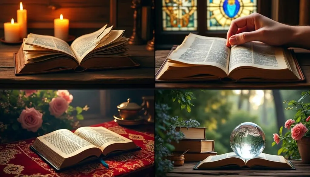 découvrez 4 techniques de bibliomancie pour obtenir des conseils spirituels précis, éclairer votre avenir et trouver des réponses grâce à la sagesse des livres sacrés.