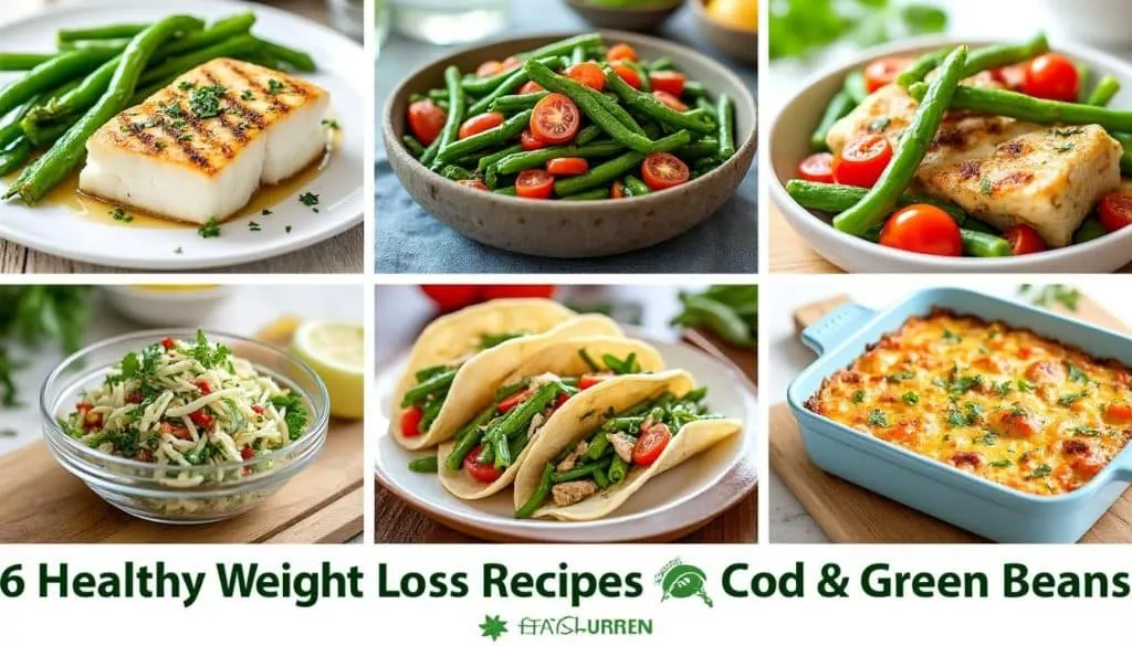 découvrez 6 recettes minceur faciles à base de cabillaud et haricots verts. des idées saines et savoureuses pour perdre du poids tout en se régalant au quotidien !