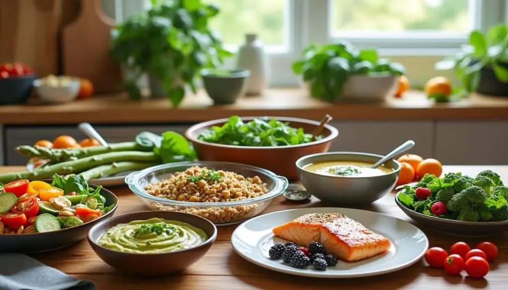 découvrez 6 recettes ig bas spécialement conçues pour la ménopause : plats savoureux, faciles à préparer et adaptés pour soutenir votre bien-être durant cette étape importante. idéal pour garder forme et vitalité !