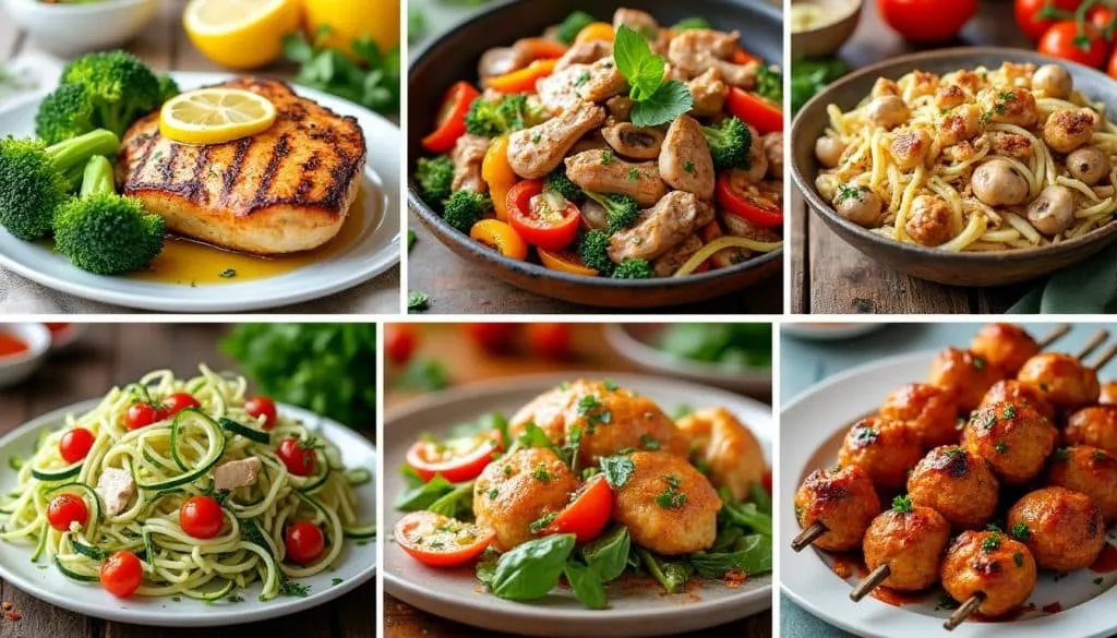 découvrez 6 recettes savoureuses au poulet et à la dinde spécialement conçues pour le régime dukan. variez vos repas tout en restant léger et gourmand grâce à ces idées faciles, parfaites pour votre programme minceur !
