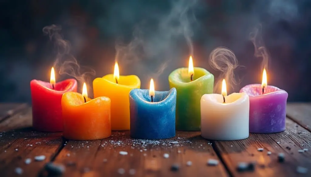 découvrez la signification des 7 couleurs de bougies magiques et apprenez à les utiliser pour attirer amour, protection, chance ou prospérité. un guide essentiel pour optimiser vos rituels grâce à la puissance de chaque couleur.
