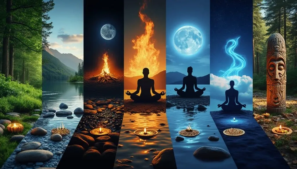 découvrez les 7 éléments sacrés, leurs significations et leurs correspondances magiques. apprenez comment utiliser ces éléments dans vos rituels pour renforcer votre pratique spirituelle.