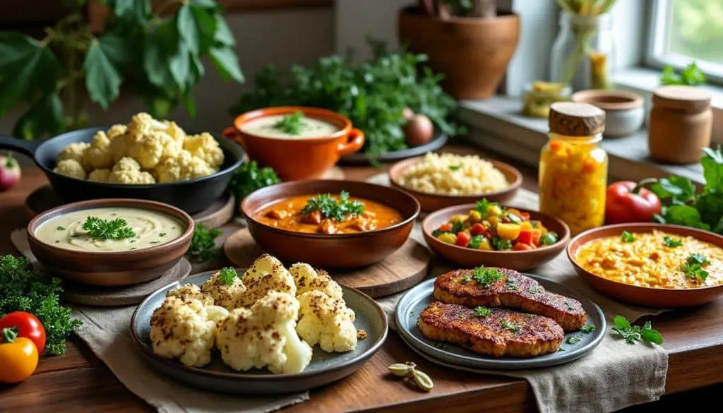 découvrez 7 recettes originales pour cuisiner le chou-fleur tout en gardant un index glycémique bas. des idées saines, savoureuses et faciles à préparer, idéales pour une alimentation équilibrée.