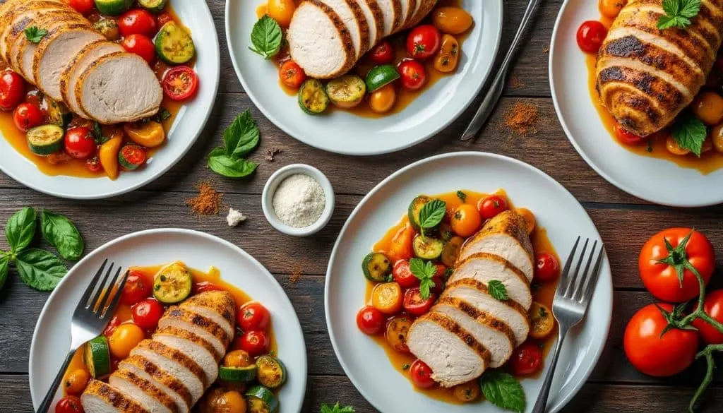 découvrez 7 recettes minceur faciles à base de blanc de dinde et de ratatouille, idéales pour un repas sain, léger et gourmand. parfait pour garder la ligne tout en se régalant !