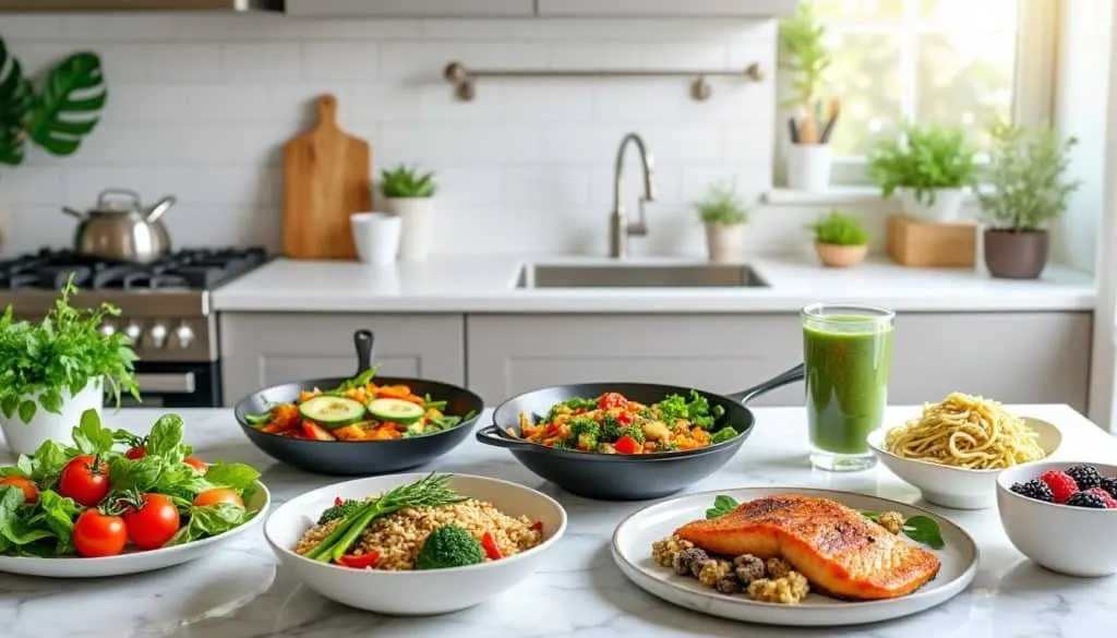 découvrez 7 recettes à index glycémique bas, prêtes en moins de 15 minutes ! idéales pour manger sainement, rapidement et sans effort. parfait pour celles et ceux qui souhaitent maîtriser leur glycémie tout en se régalant.