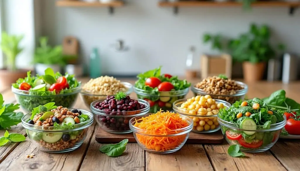 découvrez 7 recettes de salades à indice glycémique bas, délicieuses et faciles à préparer, qui se conservent parfaitement toute la semaine. idéal pour manger sainement et gagner du temps !