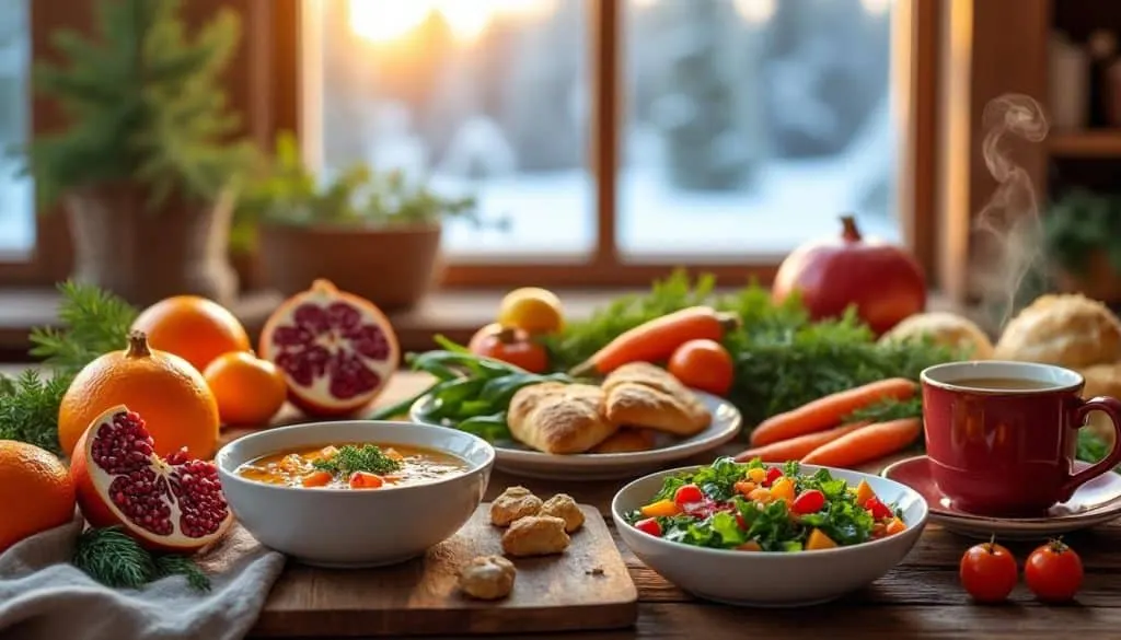 découvrez comment allier réconfort et apport en vitamines pendant les vacances d'hiver grâce à nos conseils nutrition pour garder énergie et vitalité tout en profitant de la saison.