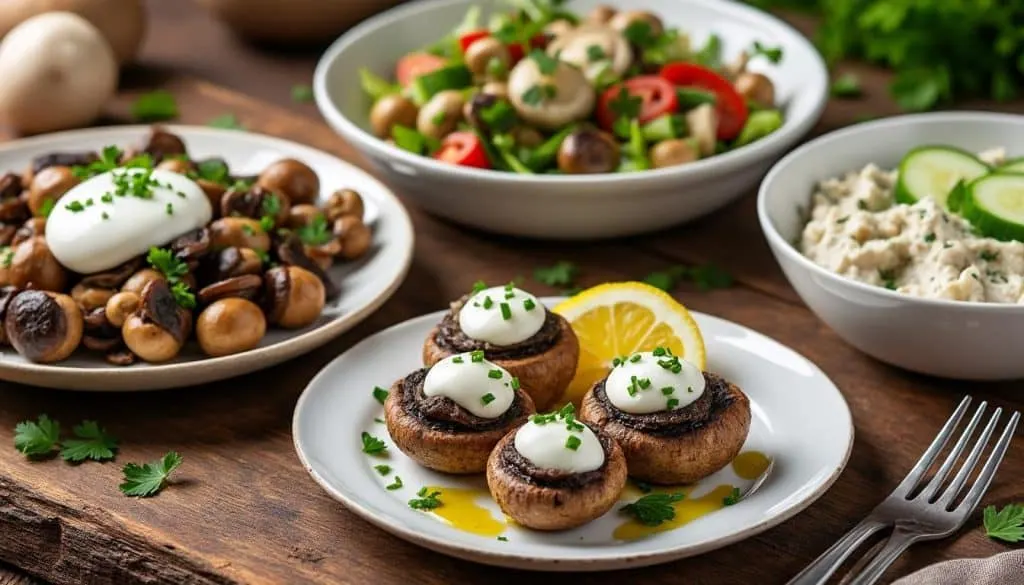 découvrez 4 recettes weight watchers express aux champignons et fromage blanc, idéales pour un repas sain, savoureux et rapide à préparer.