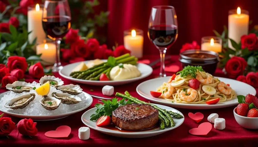 découvrez 4 idées de repas aphrodisiaques et romantiques pour une saint-valentin inoubliable. surprenez votre partenaire avec des menus savoureux et originaux pour raviver la passion et partager un moment complice à deux.