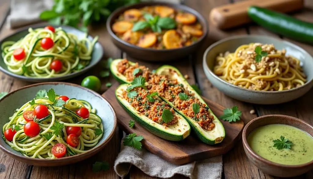 découvrez 5 recettes savoureuses de courgettes adaptées au régime à index glycémique bas pour allier plaisir et santé au quotidien.