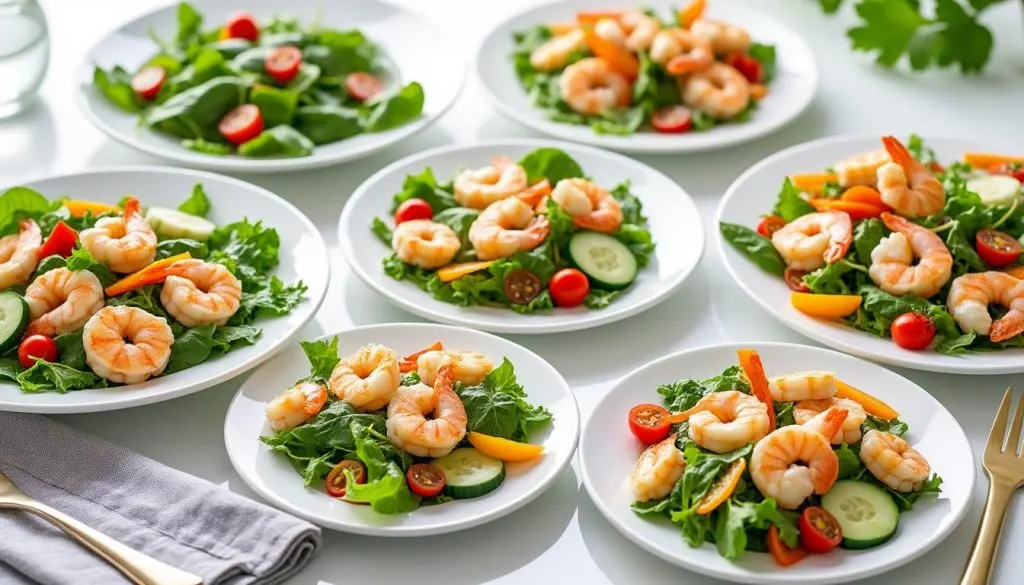 découvrez 5 recettes weight watchers légères et savoureuses à base de crevettes et salade composée, parfaites pour un repas sain et équilibré.