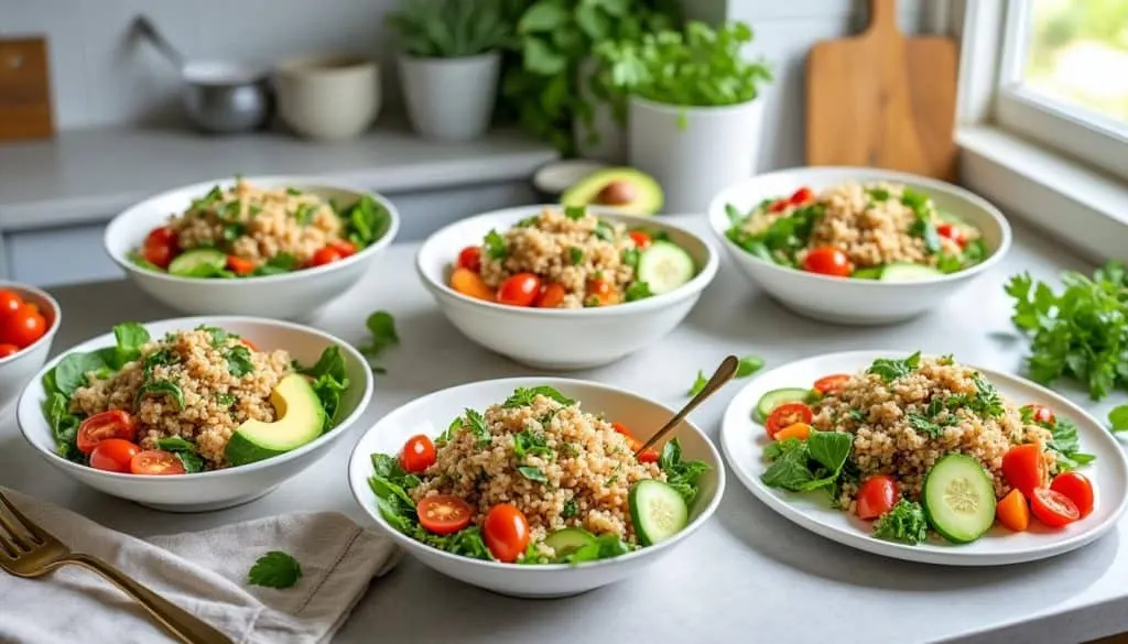 découvrez 6 recettes healthy, rapides et minceur à base de thon et quinoa. préparez des plats savoureux et équilibrés en un rien de temps pour une alimentation saine et gourmande.