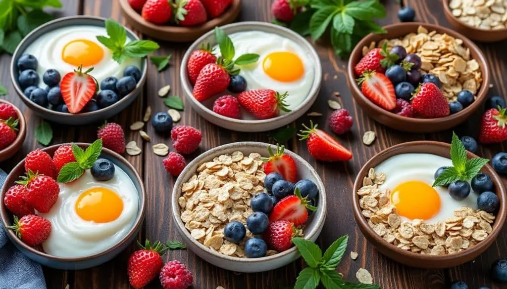 découvrez 6 recettes hyperprotéinées à base de blanc d'œuf et flocons d'avoine, parfaites pour la musculation et le développement musculaire.