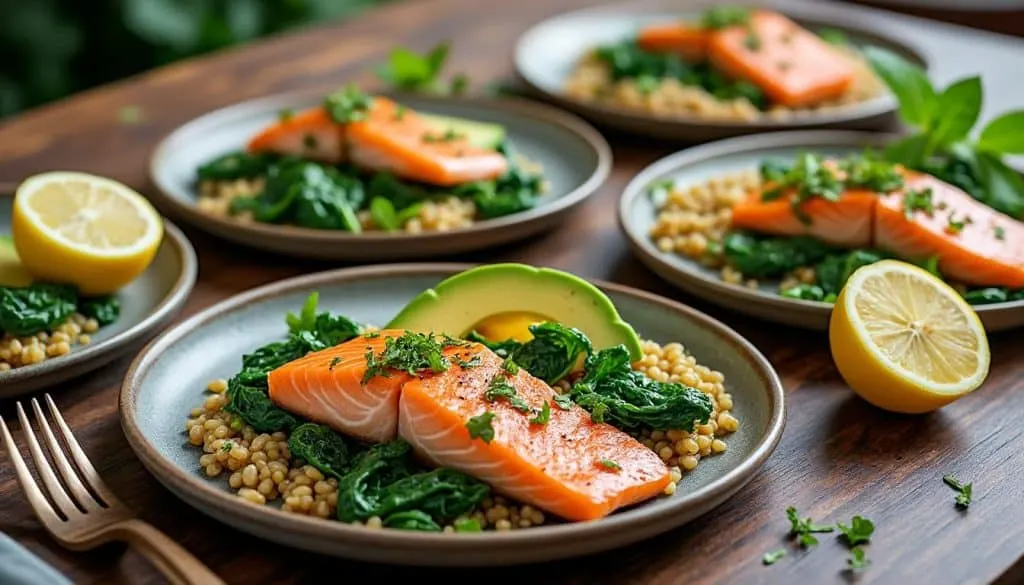 découvrez 6 recettes hyperprotéinées au saumon et aux épinards, idéales pour une récupération rapide et saine après l'effort.