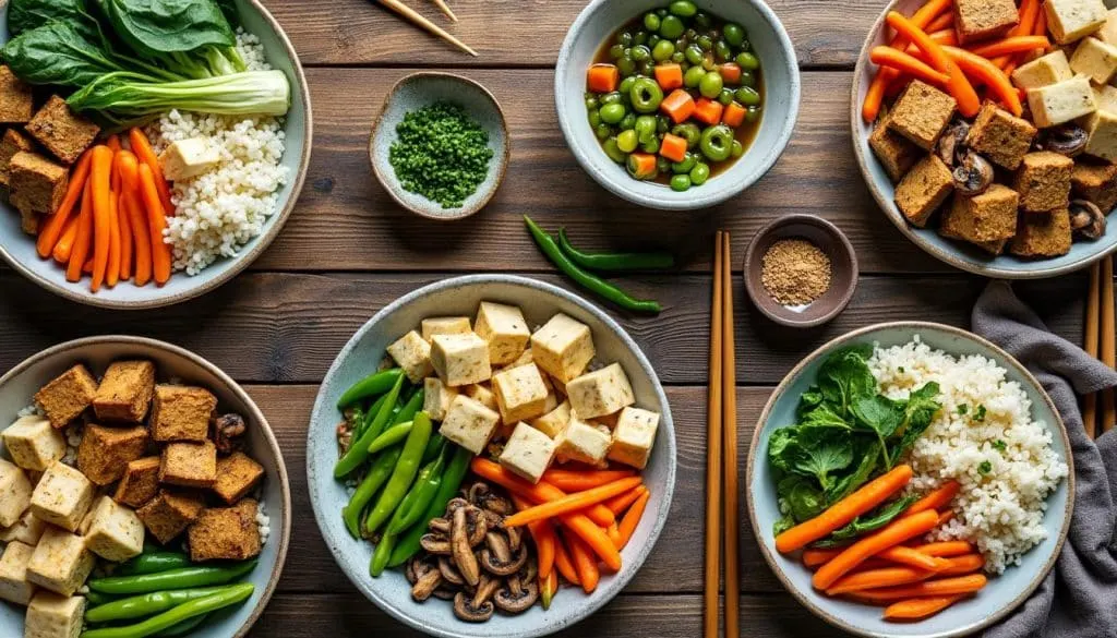 découvrez 6 recettes weight watchers savoureuses et végétariennes à base de tofu et légumes asiatiques, idéales pour une alimentation saine et équilibrée.