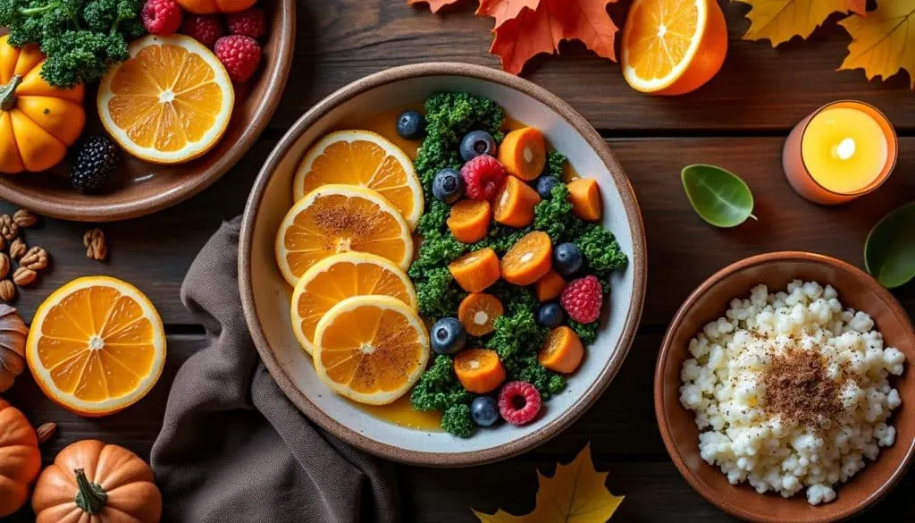 découvrez 6 recettes à indice glycémique bas pour renforcer votre immunité cet automne. des plats savoureux et sains pour rester en forme pendant la saison froide.