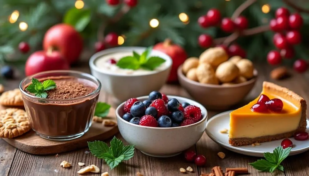 découvrez 7 desserts ig bas délicieux et faciles à préparer pour savourer les fêtes de fin d'année sans culpabilité. idéal pour un repas gourmand et équilibré.