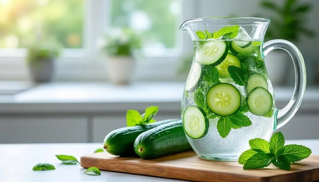 découvrez 7 recettes détox à base de concombre et de menthe, parfaites pour stimuler la perte de poids et favoriser un effet drainant naturel.