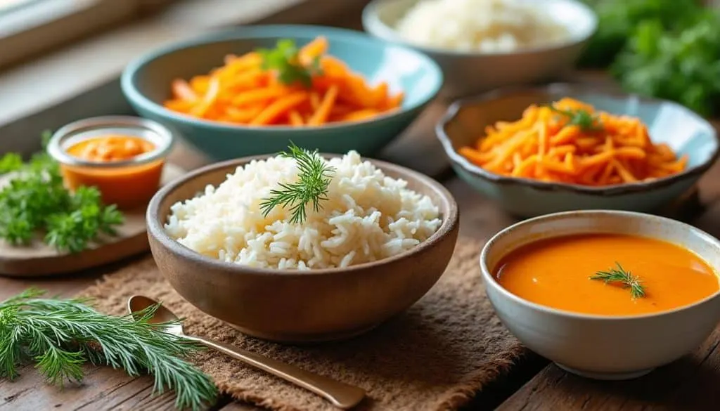 découvrez 7 recettes faciles à base de riz basmati et de carottes, spécialement conçues pour apaiser le côlon irritable. des plats savoureux, digestes et bien tolérés pour préserver votre confort intestinal au quotidien.