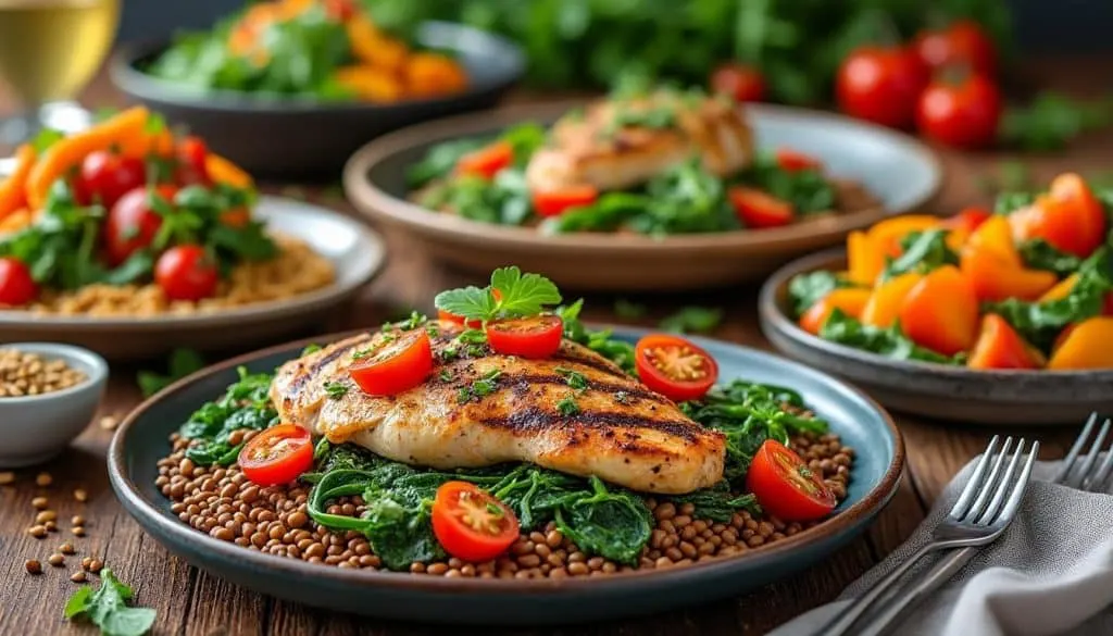découvrez 7 recettes hyperprotéinées savoureuses alliant poulet et lentilles corail pour des repas complets, nutritifs et équilibrés.