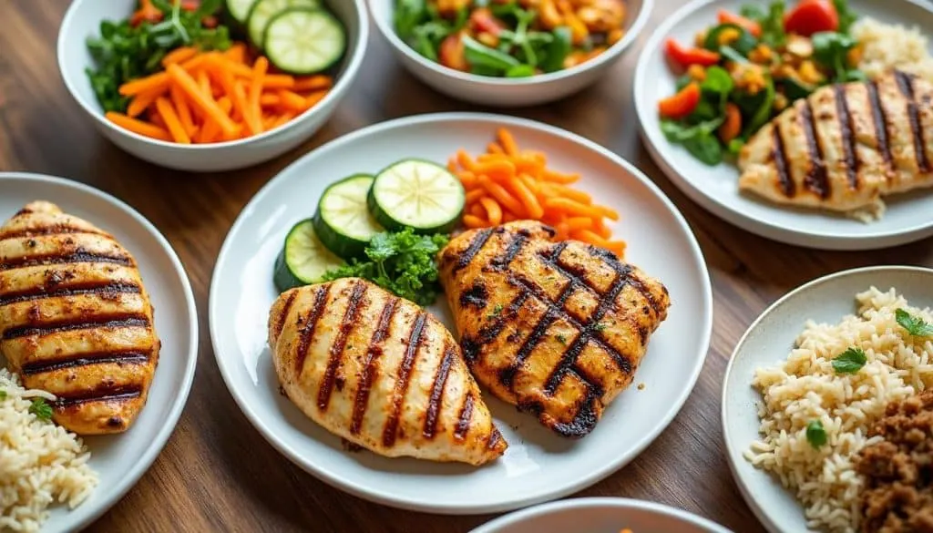 découvrez 7 recettes savoureuses sans fodmap à base de riz et poulet grillé, faciles à digérer et adaptées aux intolérances pour un repas sain et équilibré.