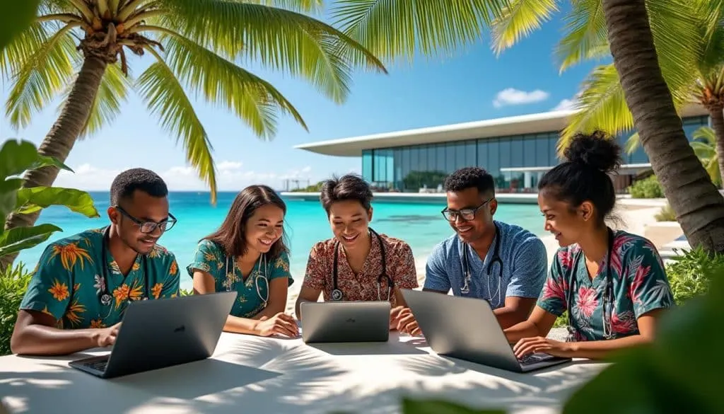 l’académie de l’oms revitalise le pacific open learning health net afin de renforcer les systèmes de santé dans la région pacifique grâce à une éducation innovante et accessible.