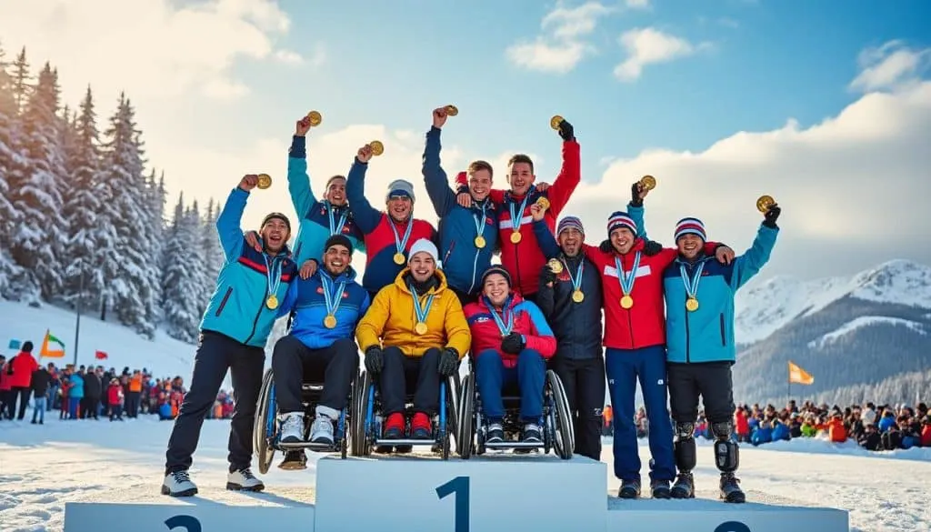 découvrez le classement final des jeux paralympiques d'hiver 2026 et le podium des nations européennes, avec les performances des athlètes et les moments forts de la compétition.