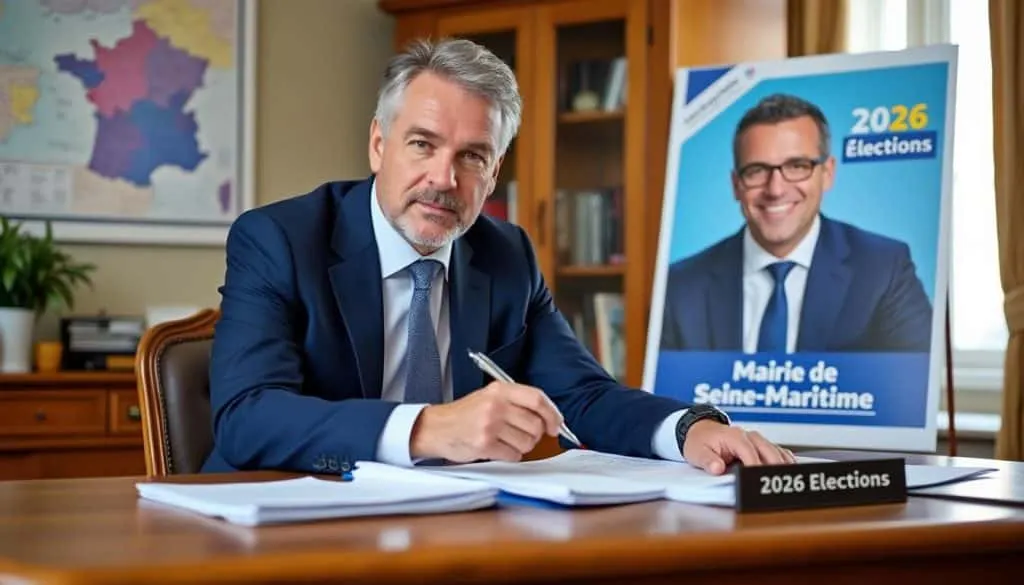 municipales 2026 en seine-maritime : un maire brigue un 9e mandat face à l'absence de candidats pour lui succéder, illustrant un défi politique local.