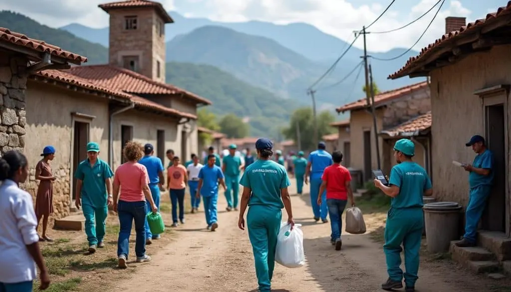 trois institutions collaborent pour une mission humanitaire en arménie, renforçant la santé et le bien-être des communautés locales.