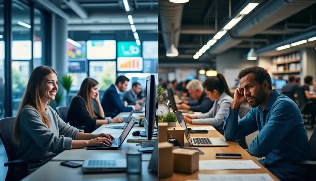 découvrez comment la montée des plateformes numériques cache un coût social important lié à une main-d'œuvre précaire et souvent exploitée.