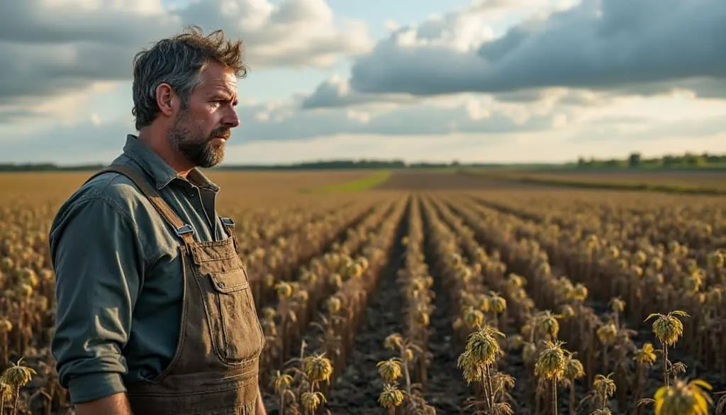 crise agricole à bollezeele : un producteur raconte la perte tragique de 5 000 plants en seulement quelques heures, mettant en lumière les difficultés actuelles du secteur.