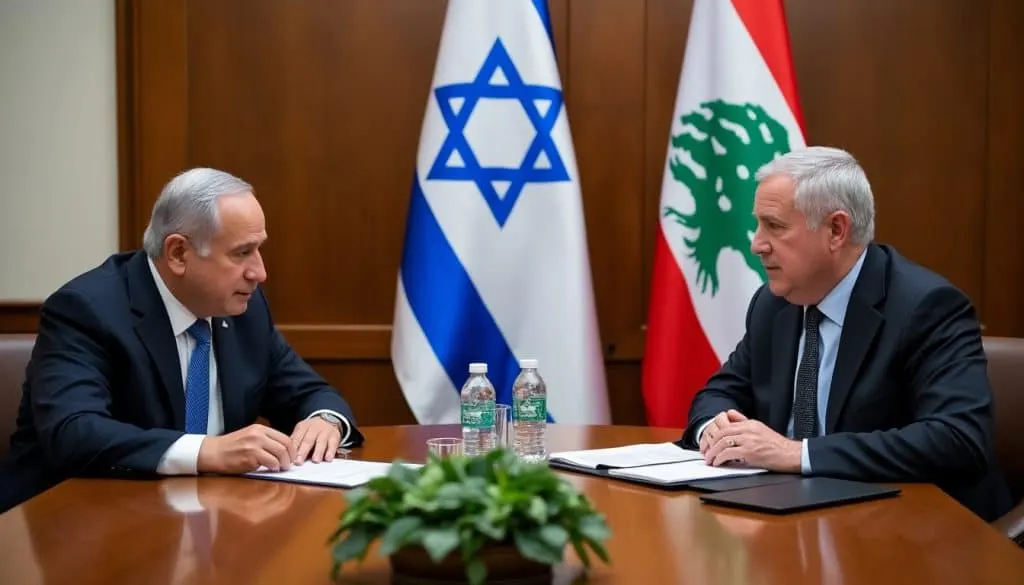 israël et le liban annoncent un cessez-le-feu conditionnel, marquant une étape cruciale dans le conflit au moyen-orient et ouvrant la voie à des négociations pour la paix.
