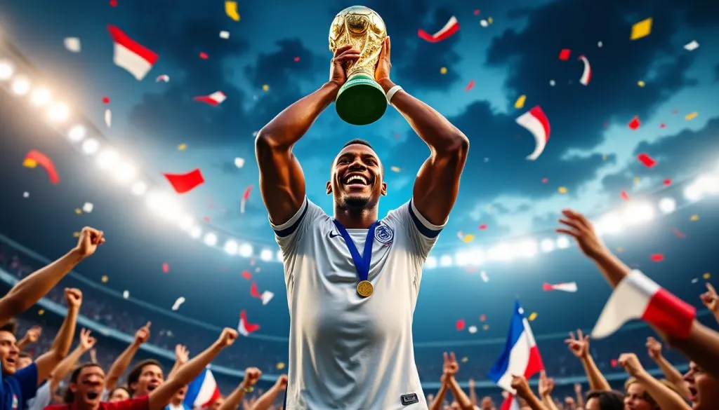 découvrez comment kylian mbappé est devenu le nouveau roi du but de la coupe du monde 2026 avec 22 réalisations, entrant ainsi dans l'histoire du football mondial.