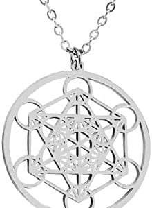 pentacle de protection : collier Œil turc et cœur en acier inoxydable avec boîte cadeau, message original pour amis