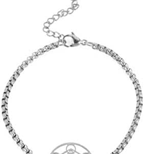 bracelet pentacle protection métatron inoxydable femme unisexe amaxer