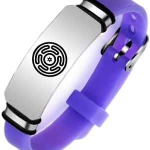 bracelet pentacle de protection wicca amulette goddess witchcraft en acier inoxydable bijoux païen cadeau