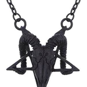 pentagramme de protection restyle : collier gothique pendentif