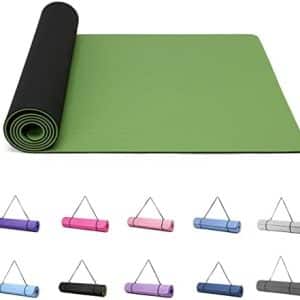 tapis de yoga Écologique good nite pour femme antidérapant, epaisseur 6mm, transport facile idéal pour yoga, pilates, gymnastique