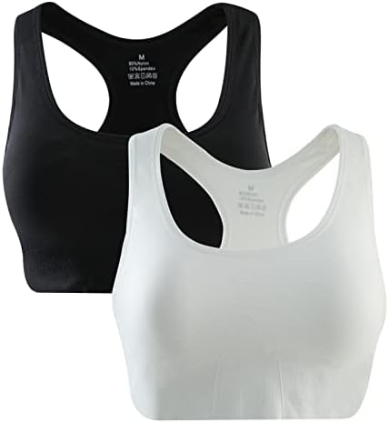 brassière de sport zoerea confort: soutien gorge sans couture pour yoga avec coussinets amovibles